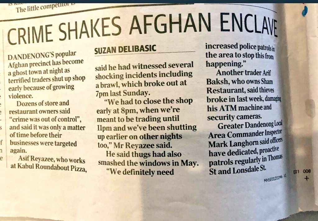 ozcrimenews's tweet photo. 2) mingling around in groups - article does not state ethnicity of these groups but highly likely #africansagain brawling.
#apexgang #africangangs #dandenong #melbourne #coverup #africansagain
Where are the African leaders? Chattjng to #melbournebitesback sleeping then?
#3aw https://t.co/bNX63zWd4r