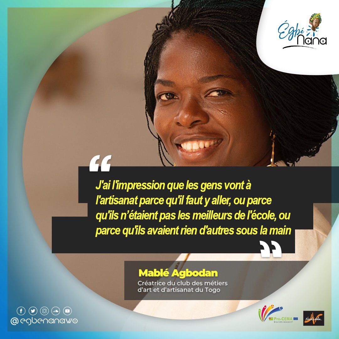 Retrouvez dans le quotidien privé #TogoMatin paru ce jour jeudi 8 août 2019 un portrait de moi qui retrace mon #parcours, mes #passions et mon #amour pour l’#art.
Merci au projet <a href="/egbenanawo/">Egbe Nana</a> à @Togomatin1 
#togo #artisanat #design #africa