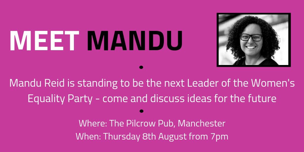 Today’s the day! Come and meet @ManduReid in Manchester this evening and chat plans for the future 😀

#doingpoliticsdifferently #designingthefuture #thefutureisours