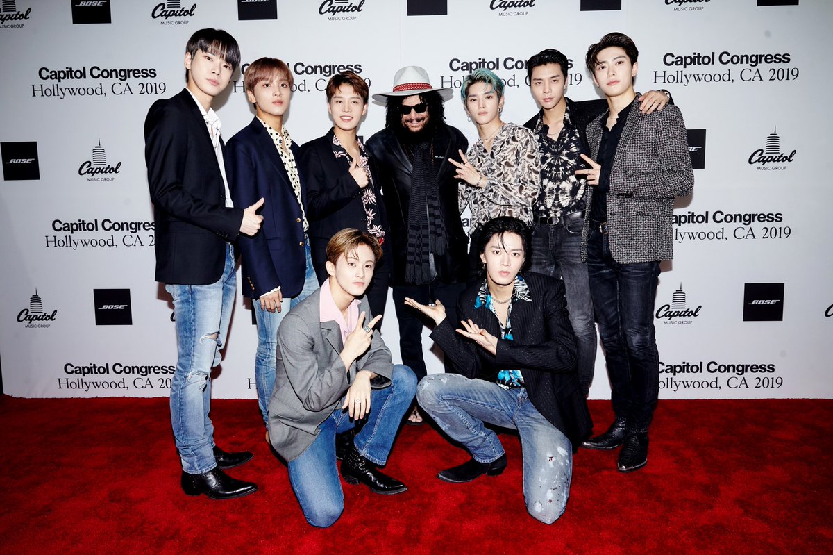 NCTsmtown_127's tweet photo. We met some awesome people at Capitol Congress!! So much talent in one place 🤯 hahaha @lilbaby4PF @iamlorengray @capitolrecords

#NCT127 #NCT #CMG #CapitolCongress https://t.co/zeng0NxIZf