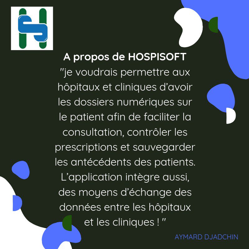 unisoftcm's tweet photo. À propos de notre application #Hospisoft.

#Santé #Tech #Numerique #Informatique #Application #Logiciel #Plateforme #Gestion https://t.co/ufT4AdzpxQ