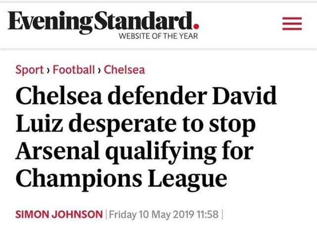 ChelseaFansWor1's tweet photo. That's more like it @DavidLuiz_4 .🔥

#Chelsea #Arsenal #DeadlineDay https://t.co/1Th0TuZ7xK
