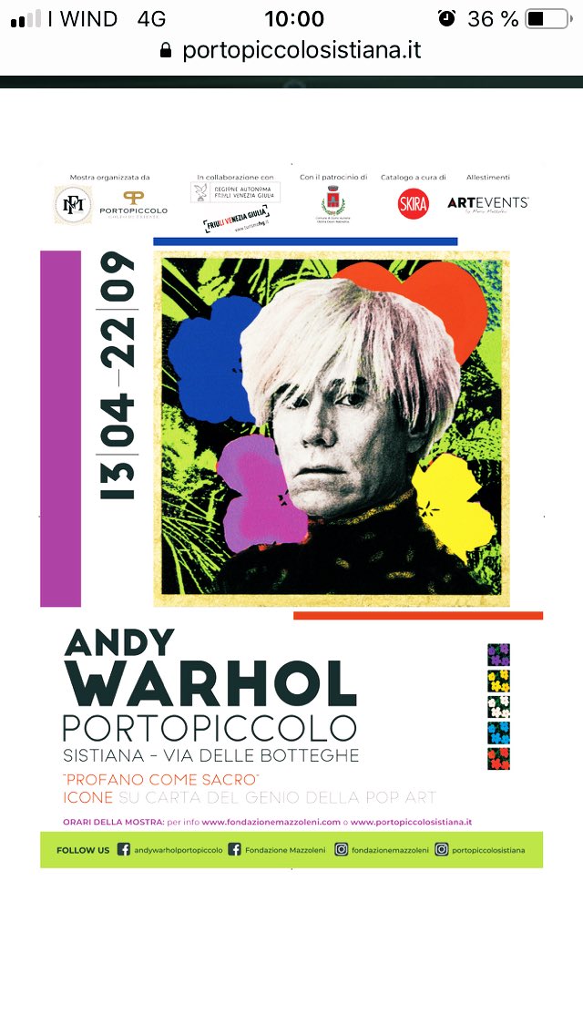 MariahilfstrNeu's tweet photo. #art #andy #warhol #italia #2019 #trieste   #picottini #travail au noir https://t.co/D2u1Zy1zLY