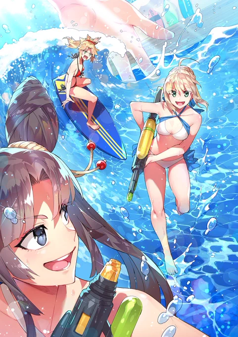 今年の夏 こんなプール遊びはいかがですか? #FGO 