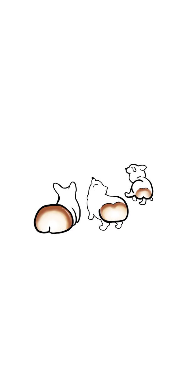 お菓子パーラー On Twitter コーギーのおしりは食パン コーギー 食パン コーギーのおしり イラスト Iphone スマホ 壁紙 犬 いぬ Dog 画像 わんちゃん ホーム画面