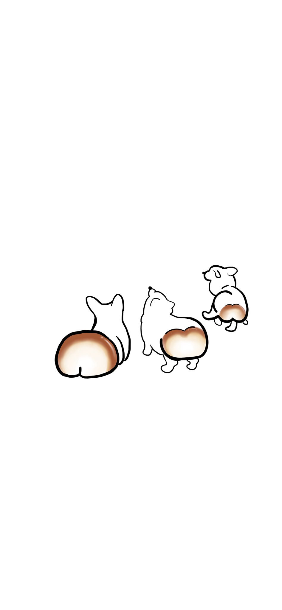 お菓子パーラー コーギーのおしりは食パン コーギー 食パン コーギーのおしり イラスト Iphone スマホ 壁紙 犬 いぬ Dog 画像 わんちゃん ホーム画面 T Co 7batre3zot Twitter