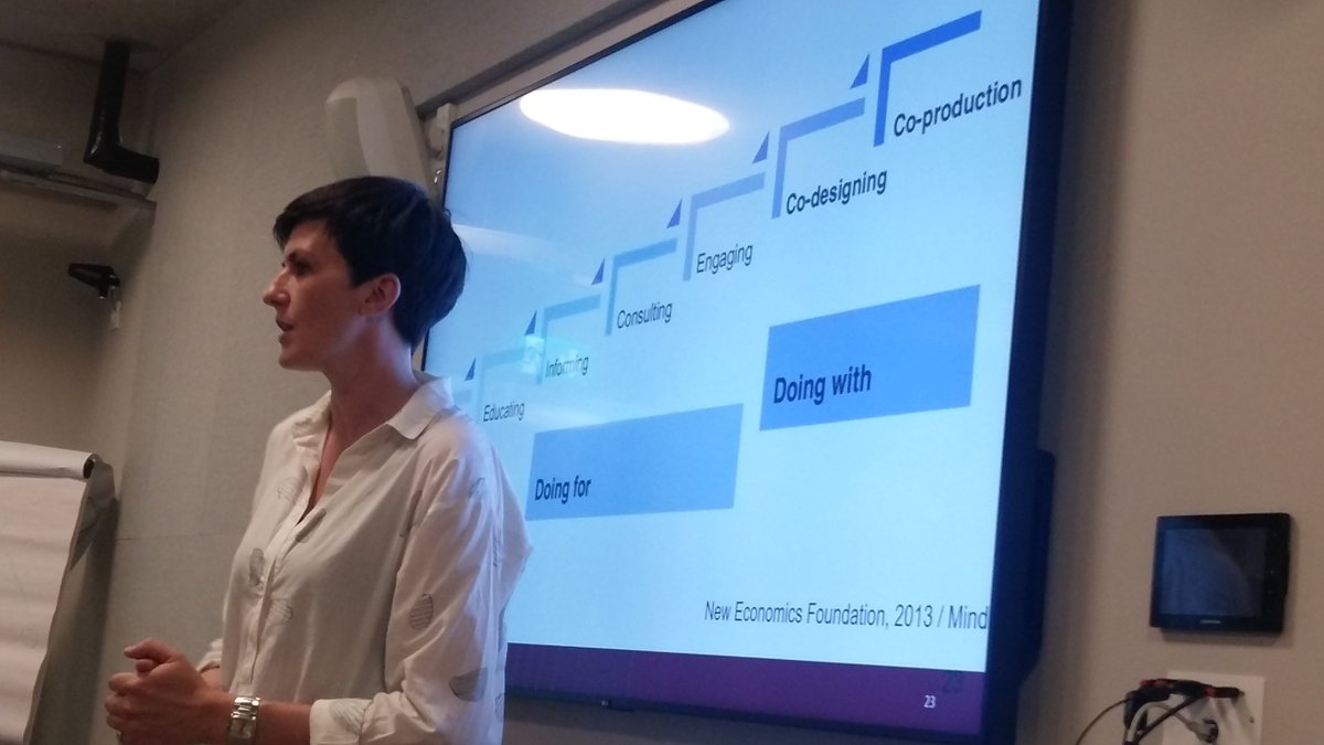 katedal's tweet photo. "Start seeing young people with lived experience as part of the team": Kate Martin inspires us at our leadership summer school @afnccf @CORCcentral https://t.co/UprVxZugoP