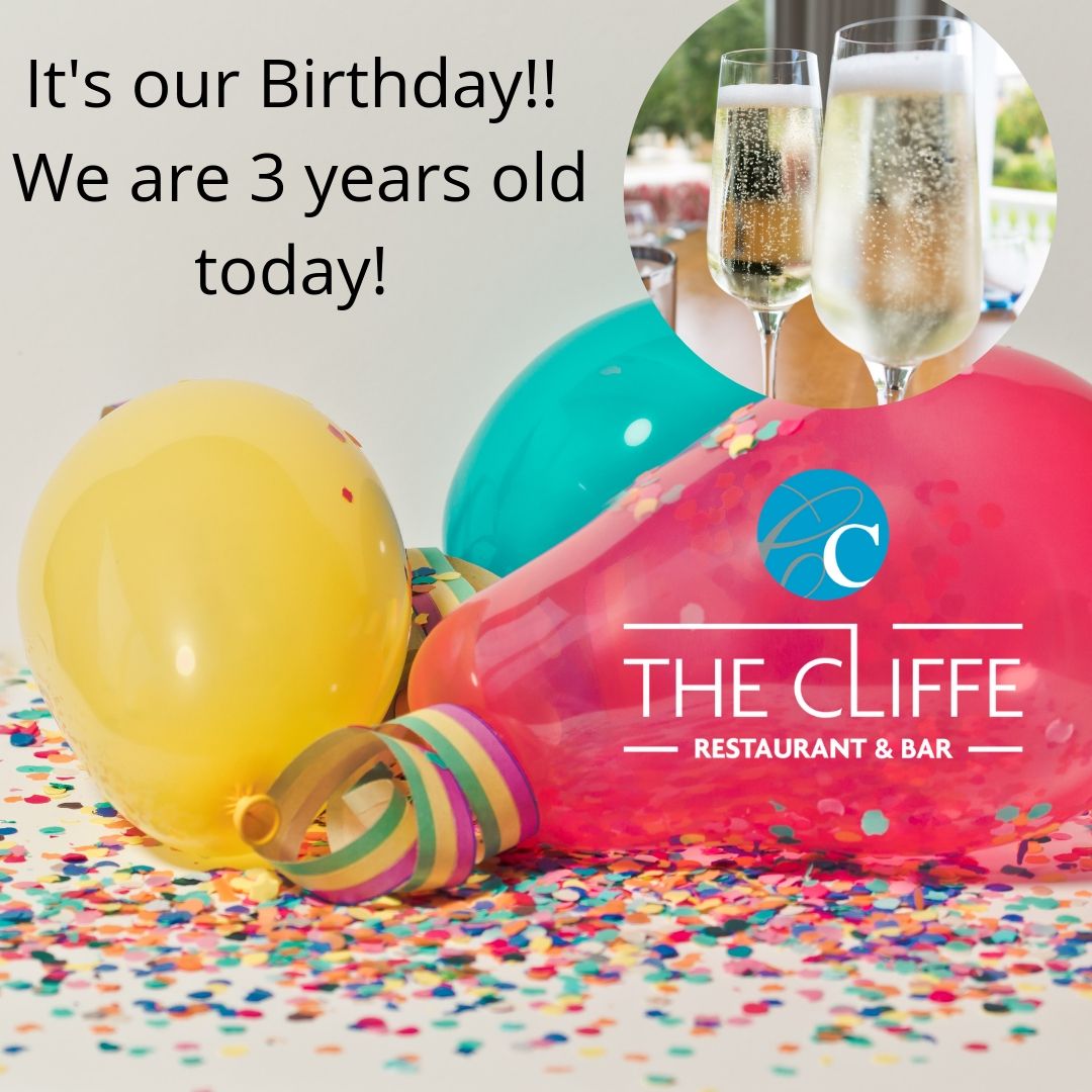 TheCliffeFolkes's tweet photo. Happy Birthday to us! Come and celebrate!
Enjoy a glass of bubbly on us - Like our post , screenshot & show us at the bar!
T&C's apply!
#thecliffe #folkestone #birthday #bubbles #celebrations #3yearstoday #viewhotel #seaview https://t.co/nAwLeJ3AO5