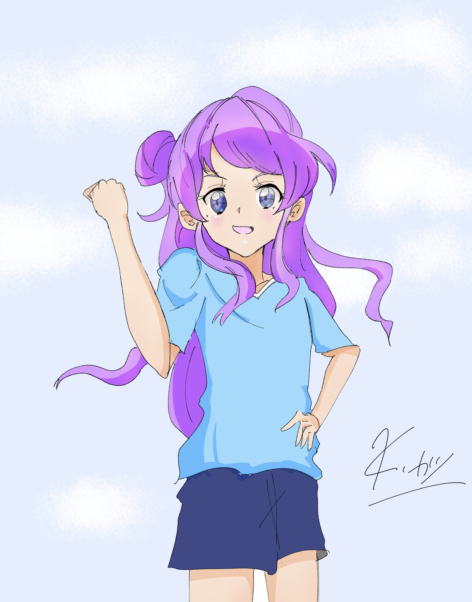 湯わかし イラスト垢 蝶野舞花生誕祭19 蝶野舞花 アイカツ版深夜の真剣お絵描き60分一本勝負 アイカツフレンズ おめでとう T Co Oisyezybfj Twitter