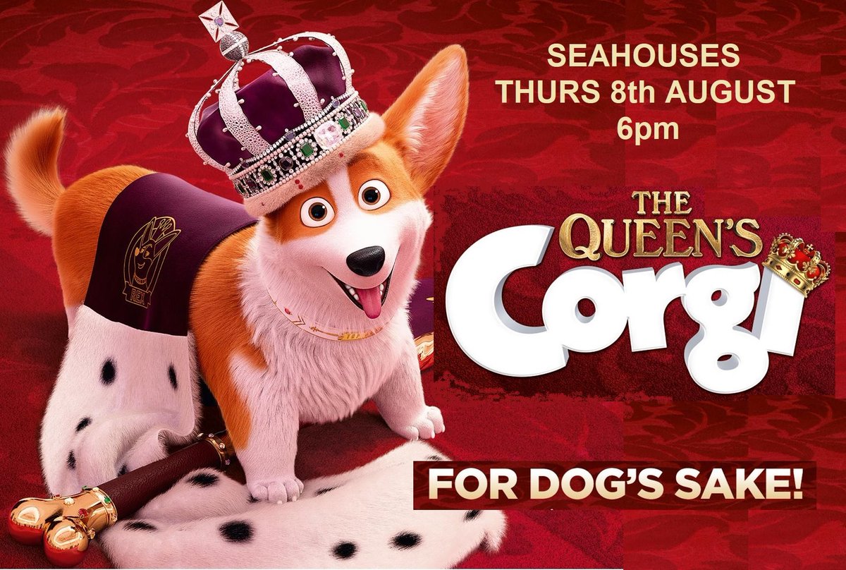 TODAY!!! 6pm (doors 5.30pm) Don't miss #TheQueensCorgi at #Seahouses Community Cinema #SeahousesHub. T.721868 for tkts/info, buy from Cubby's on Main St or on the Hub door from 5.30pm. #Northumberland <a href="/alnwickgazette/">Northumberland Gazette</a> <a href="/Lionheart_Radio/">Lionheart Radio</a>