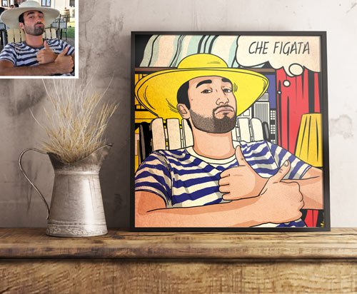 VotrePortraitFr's tweet photo. Le portrait personnalisé Lichtenstein, le tableau parfait pour immortaliser votre photo de vacances ! A commander ici : https://t.co/vdFnHBx9Ez
#PortraitOriginal #ideecadeau https://t.co/plQPBAUeXp