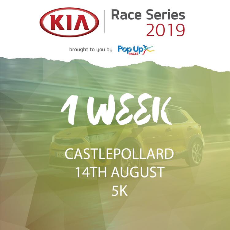 kia_ireland's tweet photo. We're now less than one week out! Who's got their running shoes ready for the @kiaraceseries Castlepollard 5k in Westmeath? Register here https://t.co/jTop5RY39c https://t.co/Os1eNwxb1l