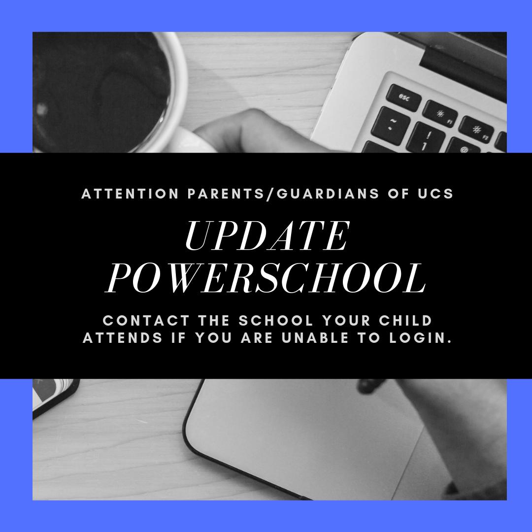 Parents, we need your help to make sure that the information in PowerSchool is updated.  Please go to union.powerschool.com/public/home.ht…, click on Demographic Update and make sure that the information is correct.  We appreciate your help in doing this!  #unionunited