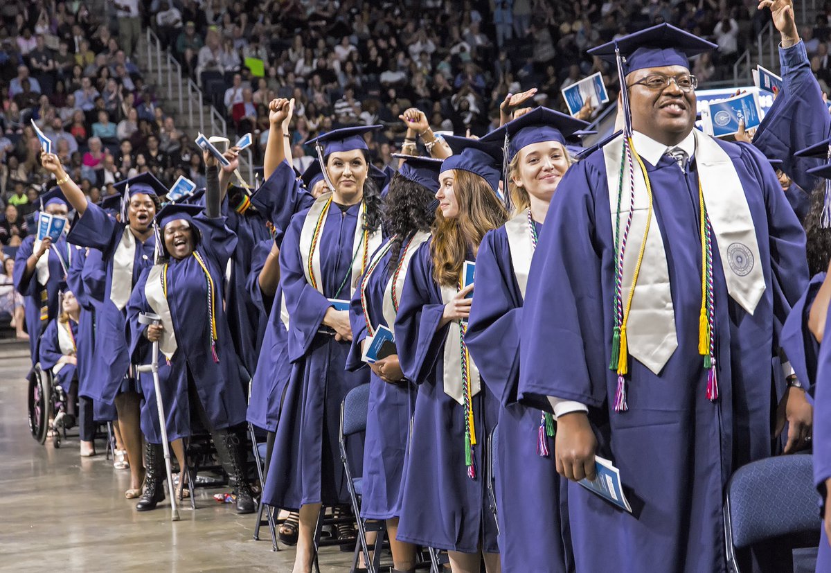 TCCva's tweet photo. #ThrowbackThursday to May Commencement! π #TCCGrad19 https://t.co/M37yVQht0l