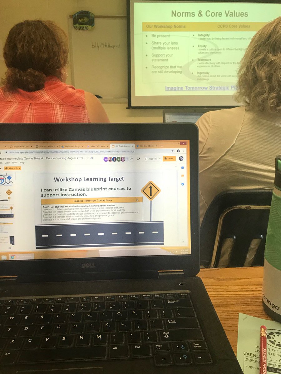 Playing around with #canvas resources today at CCPS’s summer professional development  #oneccps #epicatettrickes #imaginetomorrow @CanvasLMS