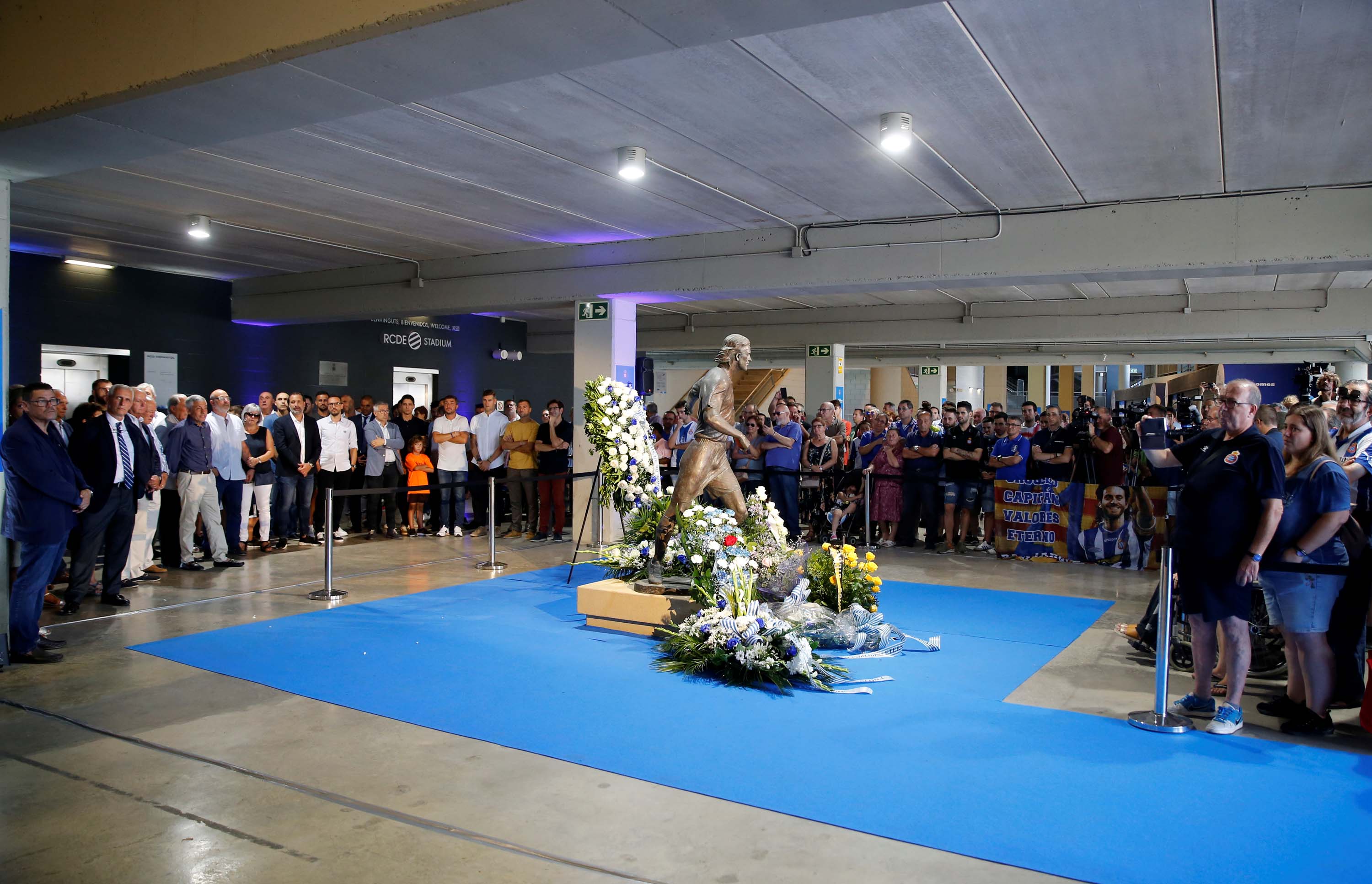 El homenaje a Dani Jarque en el RCDE Stadium (Foto: RCDE).