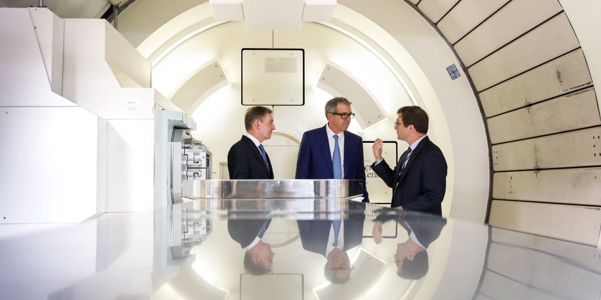 UTMDAnderson's tweet photo. Yesterday, we broke ground on the expansion of @MDAProtons. 

By more than doubling the size, our Proton Therapy Center will offer more patients access to the most advanced and precise form of #radiationtherapy: https://t.co/RxtGkJN394 @SJFrankMD @jbmilliken @utsystem #endcancer https://t.co/5Sm2zPvbad
