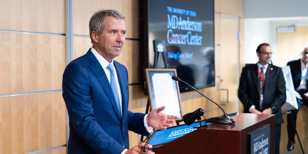 UTMDAnderson's tweet photo. Yesterday, we broke ground on the expansion of @MDAProtons. 

By more than doubling the size, our Proton Therapy Center will offer more patients access to the most advanced and precise form of #radiationtherapy: https://t.co/RxtGkJN394 @SJFrankMD @jbmilliken @utsystem #endcancer https://t.co/5Sm2zPvbad