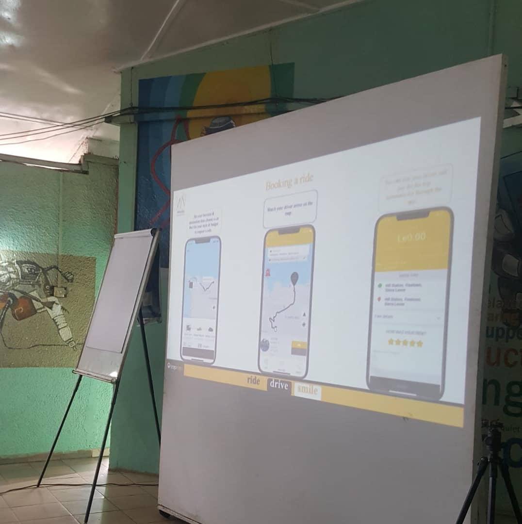 sensihub1's tweet photo. Mohamed Sheriff CEO of TapTap, a Urban Mobility Taxi solution gives a presentation on how his company is solving Urban Mobility and share awesome features of TapTap.
#DSTI #MoTA #worldbank #gfdrr #Sensitechhub #urbanmobilityhack #innovation #SierraLeone #tech https://t.co/1noxmWl9le