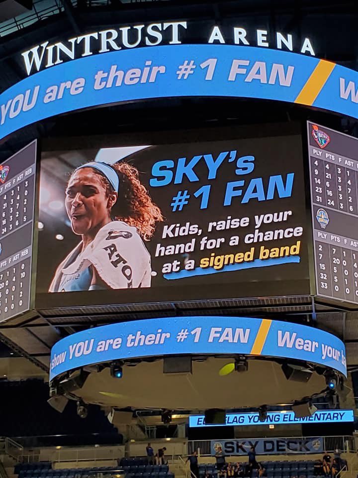LostBoyzInc's tweet photo. Thank you @wnbachicagosky for amazing seats to yesterdayโs game versus the New York Liberty! #SkyStrong #ChicagoSupports https://t.co/YBZ2C1seRI