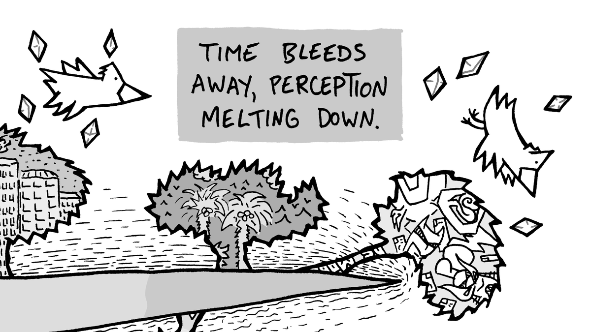 nickmarino's tweet photo. i wanna talk to you about lazer bird. it's this serialized comic that i'm making. it's six chapters, it's weird, it's fun, and the first chapter is done. but i need you to make @bunteacomic a reality so i can bring Lazer Bird into actuality. https://t.co/9ATyG29v1P https://t.co/ArRp2T02Tt