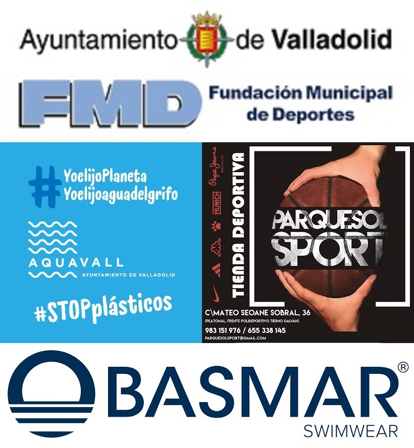 CN_Parquesol's tweet photo. Nos queda agradecer su apoyo a nuestros patrocinadores y colaboradores: @DeportesVLL, @aqua_vall, @Basmarswimwear, @ParquesolSport Sin vosotros nada de esto sería posible; esperamos que sigáis confiando en nosotros y que la próxima temporada podamos seguir compartiendo éxitos 🥂 https://t.co/4MVYa8OYDb