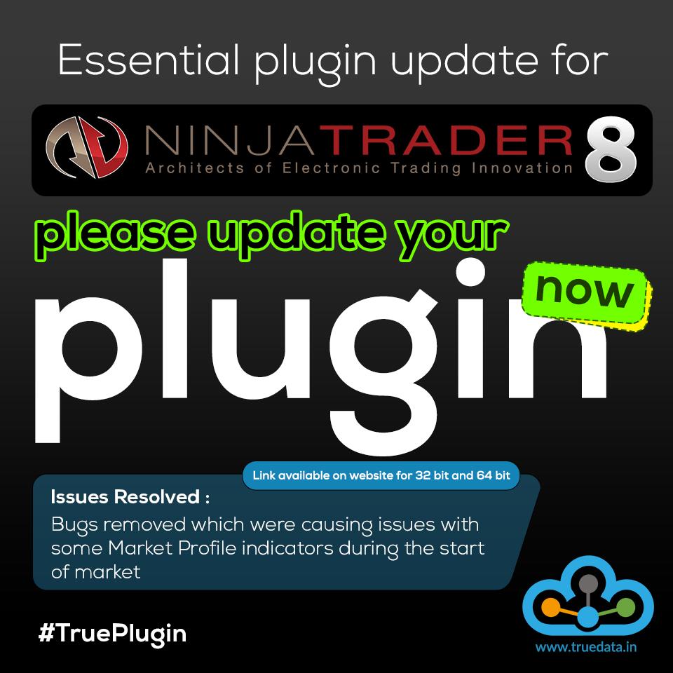 truedata1's tweet photo. Essential plugin update for NINJA TRADER 8, please update your plugin now !
https://t.co/I8ODlZAeT6
#TrueData #TruePlugin #NinjaTrader8 #PluginUpdate #DataPlugin #AnalysisSoftware https://t.co/e4VHYZJZuR