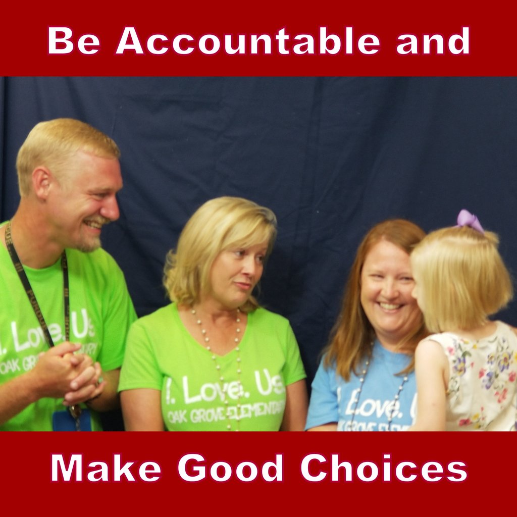 oakgrovebraves's tweet photo. You know school is off to a good start when a 3 year old SPROUTS PreKer is walking down the hall telling other students to "Be Accountable and Make Good Choices"  Best start ever!! https://t.co/E8f5lQrhDr