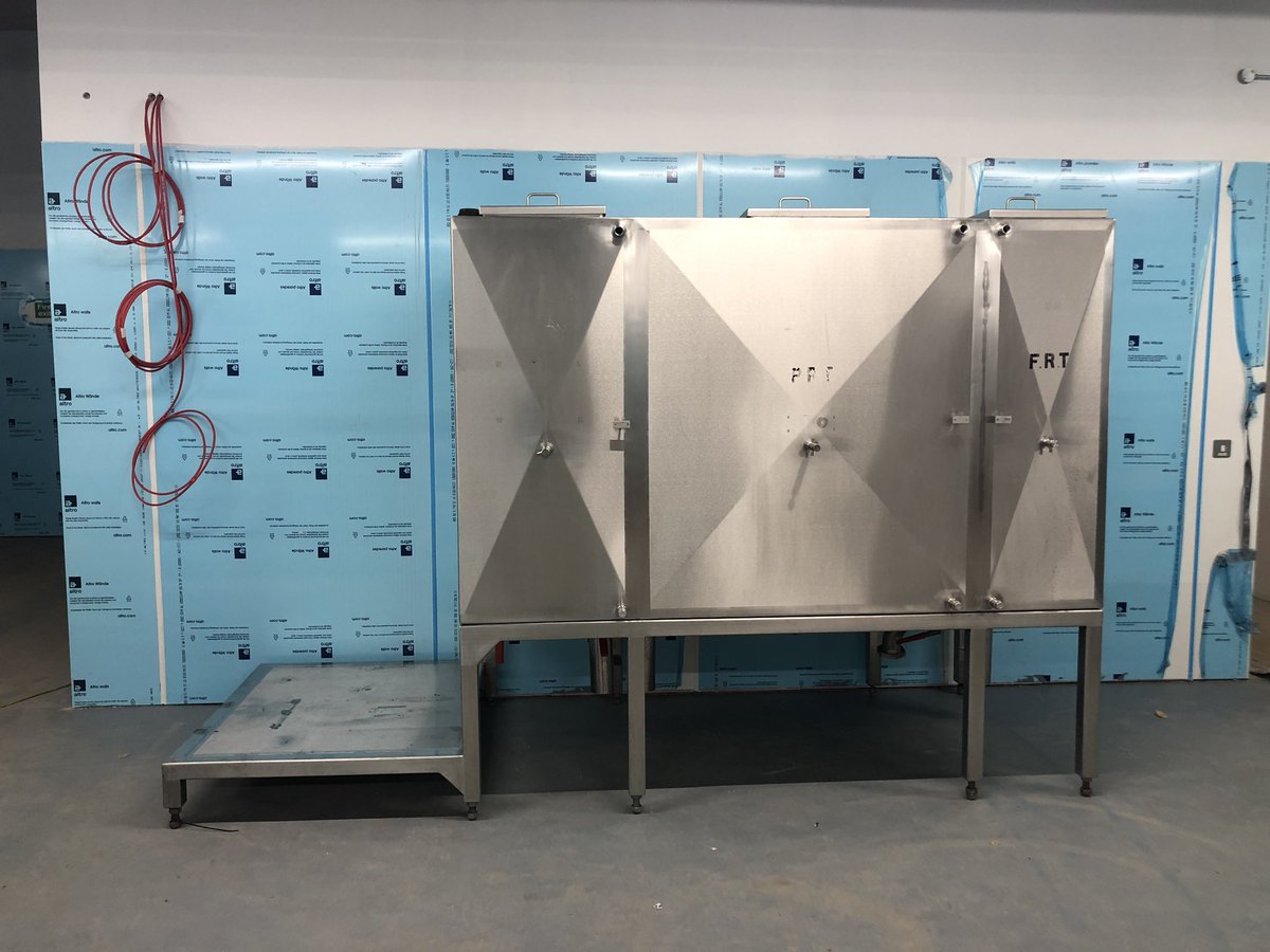 AMallows's tweet photo. Another couple of tanks being installed today @HCDistillery1 #wales #welshgin #gin #vodka #rum #whisky #spirits #welshspirits @FoodDrinkWales @BusinessinWales @wgmin_rural @spiritsbusiness @WelshGinClub @just_drinks @Harpers @teamdb @DrinksfromWales @justdrinkscom https://t.co/kb4cvWWVLr