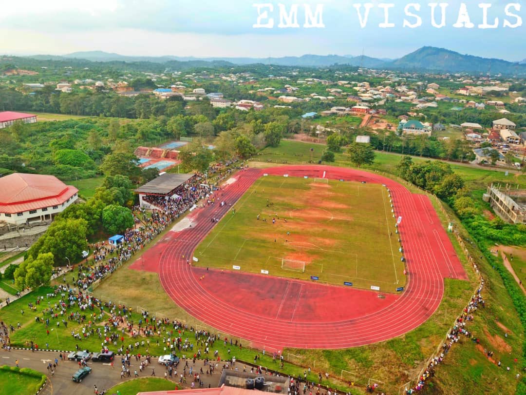 HiFLNigeria's tweet photo. From a bird’s eye view 🦉 

#FUTAvsLASU https://t.co/PYhske4or8