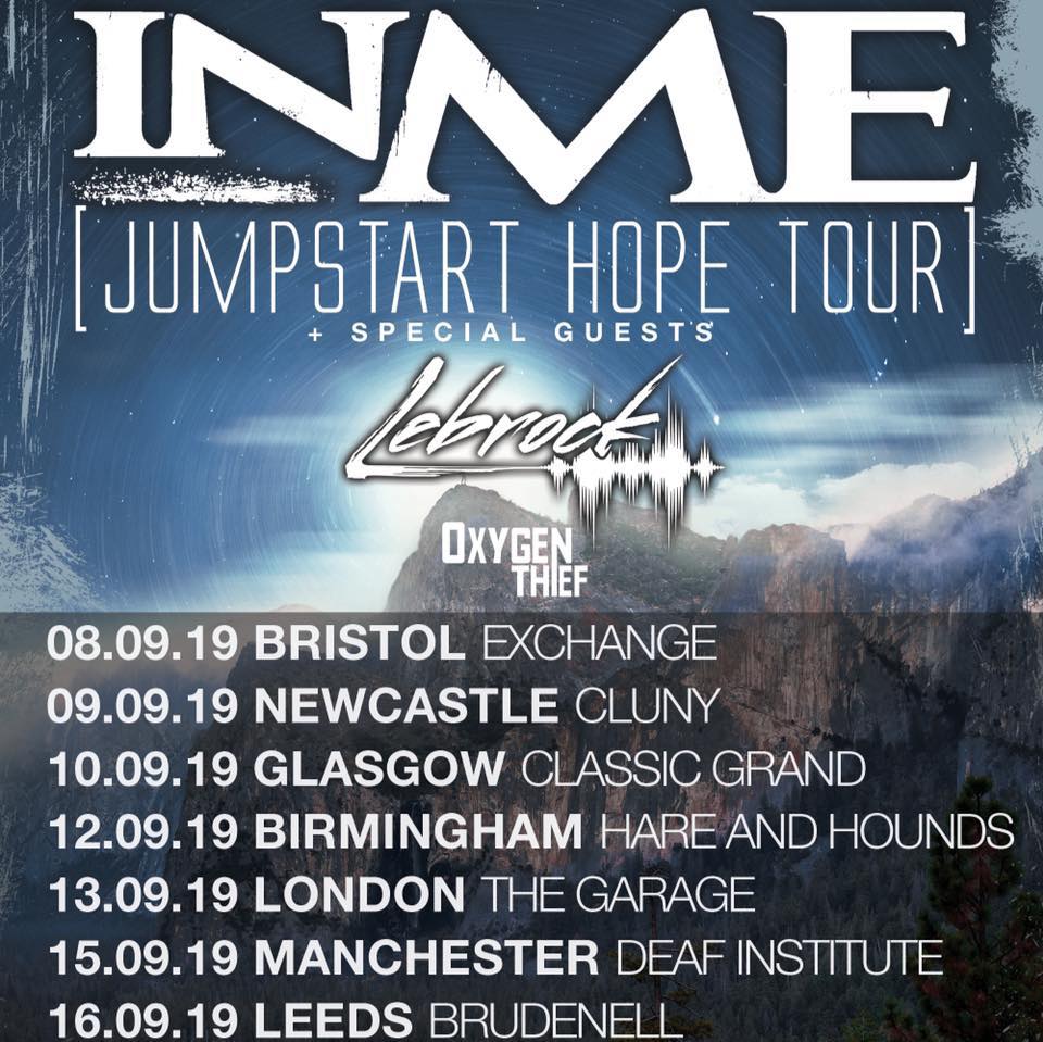 One month today we set out on the road with our old pals @inmeofficial and future pals @listentolebrock. It all kicks off in one of my favourite venues in my hometown: @exchangebristol Remaining tickets here: exchangebristol.com/events/2019-09…