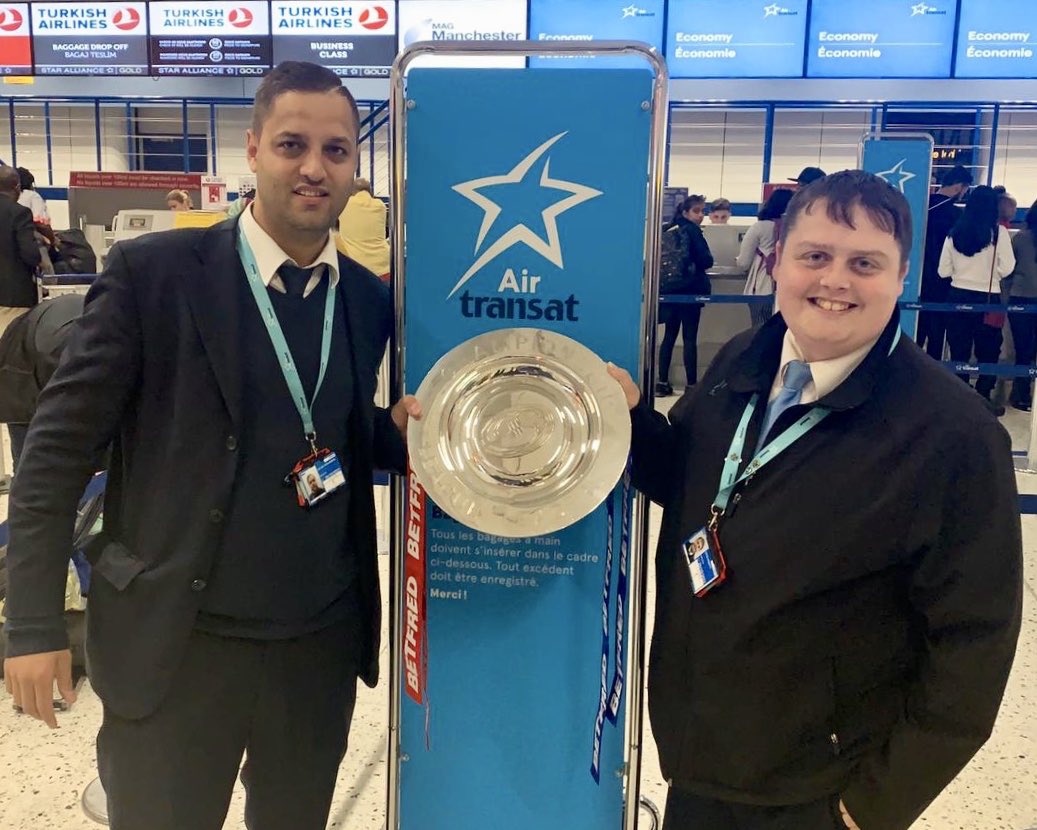 TOwolfpack's tweet photo. We’d like to take a moment to thank @airtransat for all their help this season; especially their staff at @manairport who have gone above and beyond for us all year! ✈️🐺 https://t.co/LHs1NIyYGw