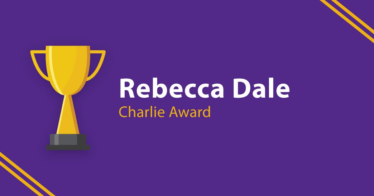 KState_Online's tweet photo. Congratulations to our very own Rebecca Dale for winning this month's Charlie Award from the Advisor Forum Committee. https://t.co/0yP0iOLCWc https://t.co/dSGgsiYHUY