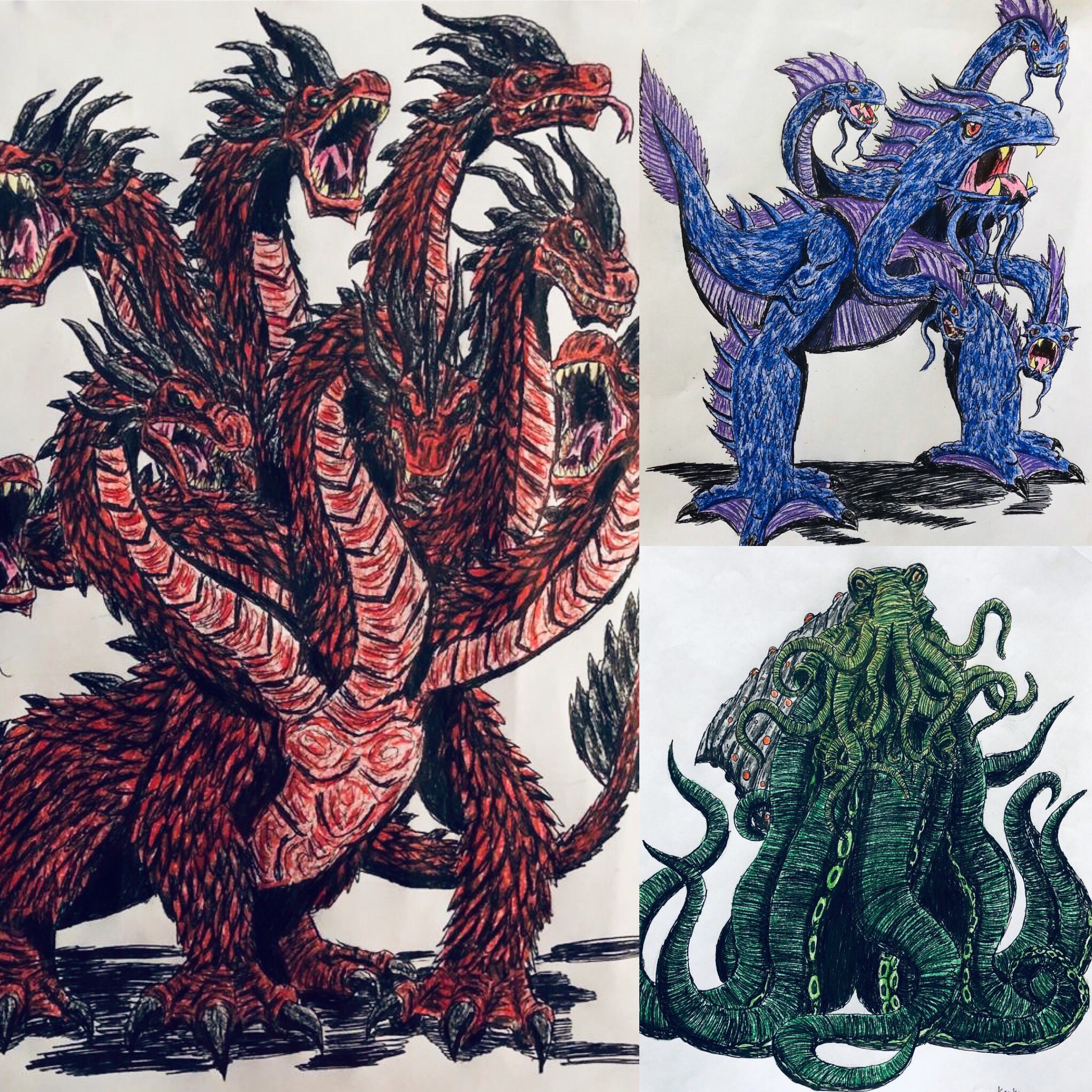 青空 ゴジラ Godzillamovie 海外のゴジラファンが描いたオリジナルの17大怪獣イラストはどれも神々しい見た目で素晴らしい T Co 3kewdus4al Twitter