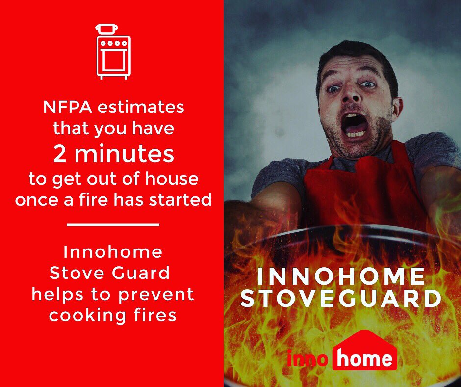 Innohome's tweet photo. Don’t let this happen to you! Let Innohome Stove Guard help you to prevent cooking fires, by turning off the stove before a fire can start.
-
#stoveguard #kitchenfires #cookingfires #firesafety #fireprevention #smarthome #smartkitchen #kitchen #cooking https://t.co/IcPQ6d3LMz