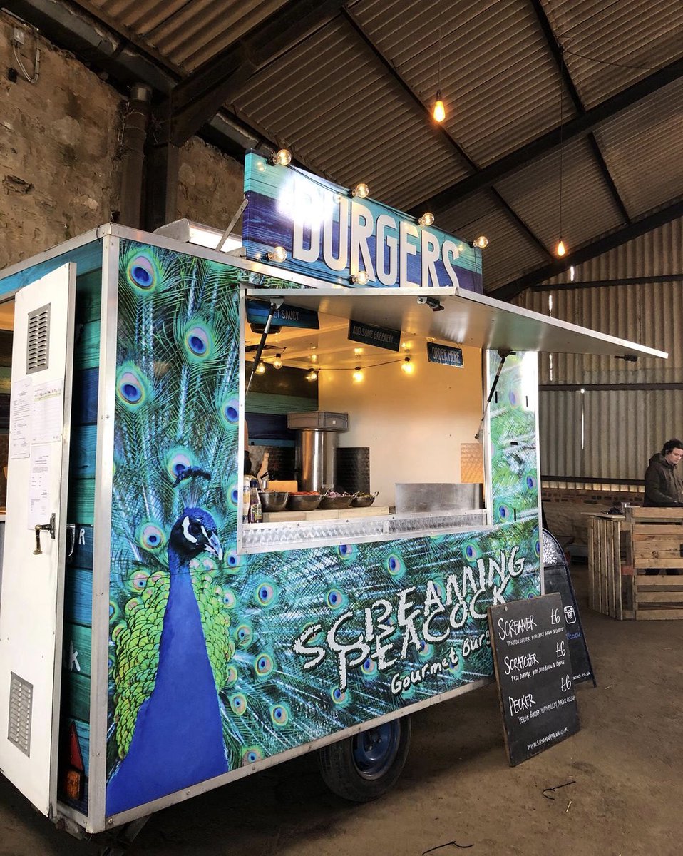 ScreamingPcock's tweet photo. Find us in our usual spot at @BowhouseFife this weekend 🕺🏼🦚 We’ve got the Screamers, the Scratchers, the Peckers and the fries. What’s it gonna be?  🍔 https://t.co/Nn0EBW2Pzk