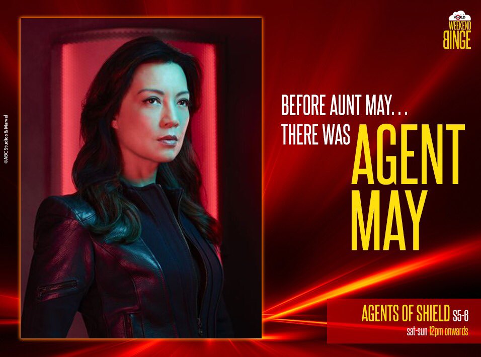 StarWorldIndia's tweet photo. Agent Melinda May was the MCU’s first kickass lady over 40.
#AgentsOfSHIELD, Sat-Sun, 12PM onwards.
#StarWorldWeekendBinge https://t.co/W4kSwlnfSS