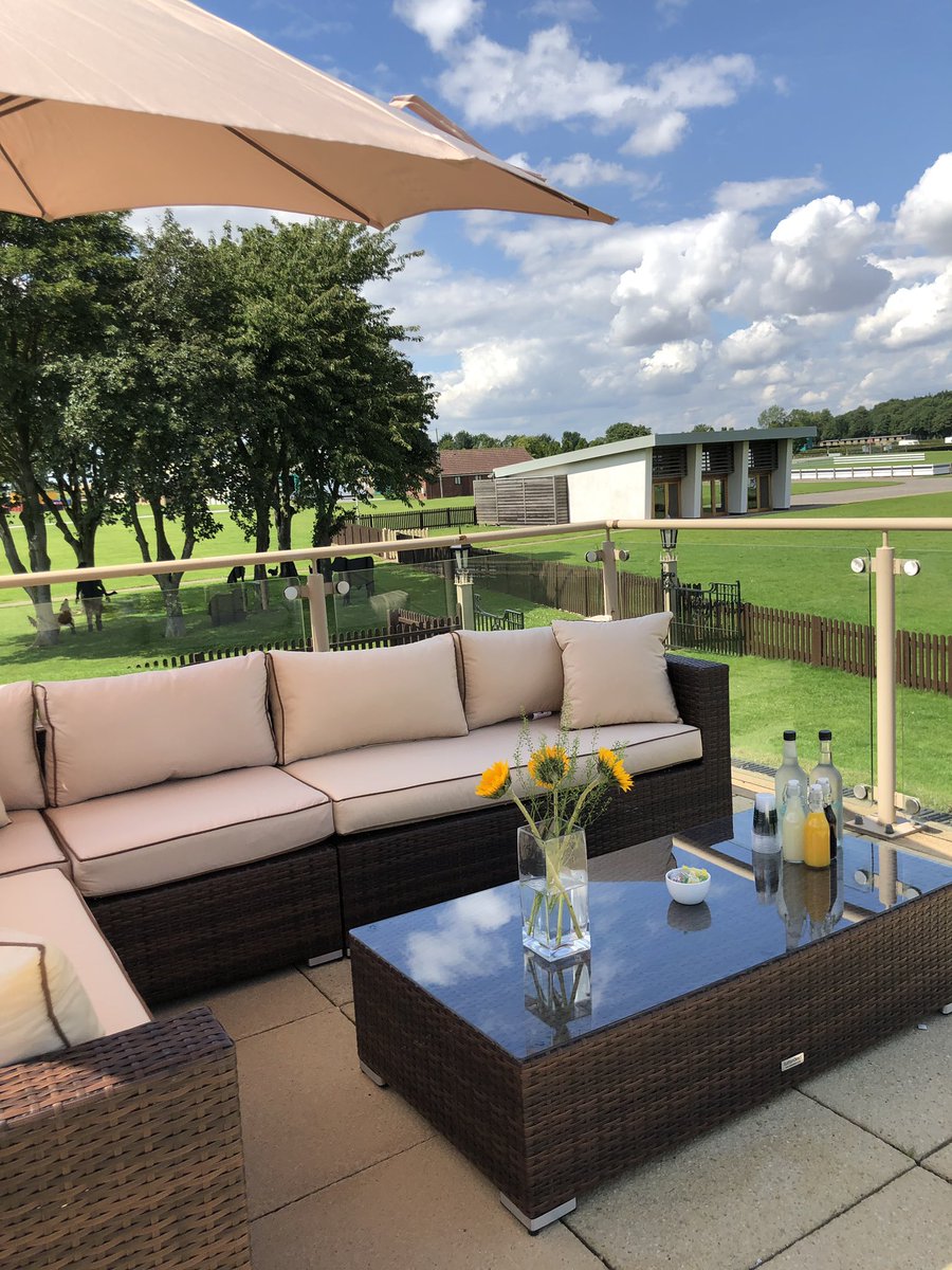 LincsShowground's tweet photo. We have fantastic views across the Showground! Get out of the office and enjoy them from our new terrace furniture ☀️💆🏼‍♀️ https://t.co/qRMj0zHeNV