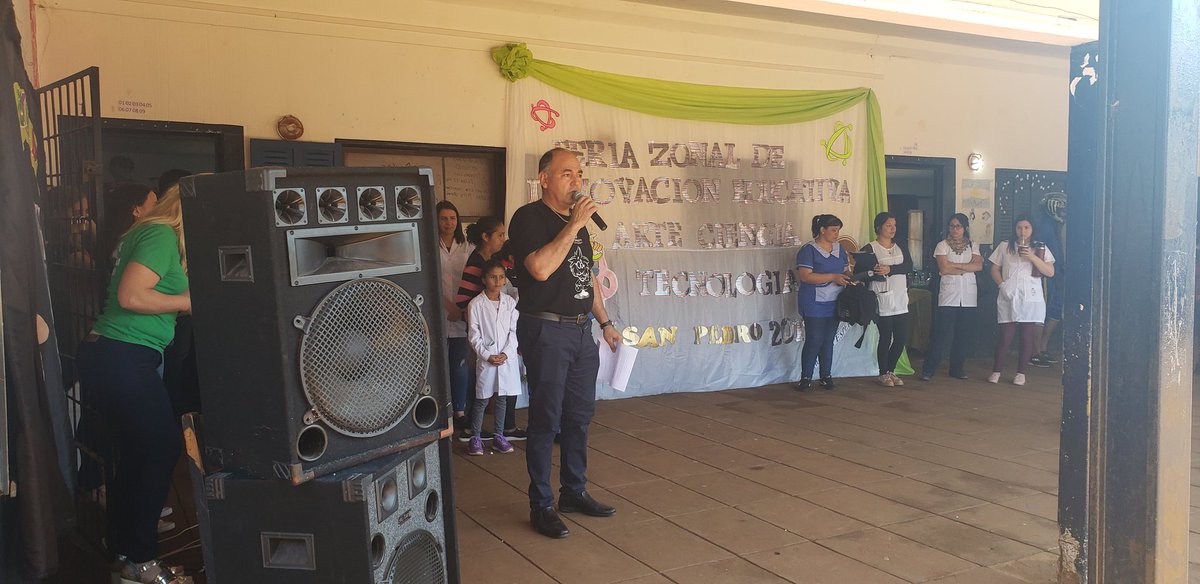 Laura_Noremberg's tweet photo. Inicio De Feria Zonal de Innovación Educativa Arte Ciencia y Tecnología
#SanPedro 😊 #SecRuralPluriaño Presente Extensiones #6Gramado #644Fortaleza #780ParajeGentile y #786LasMinas #UGL3
@Estelatavares14 @mariluleverberg
@mestigarribia @udpm_misiones https://t.co/nMg6JdOmhm