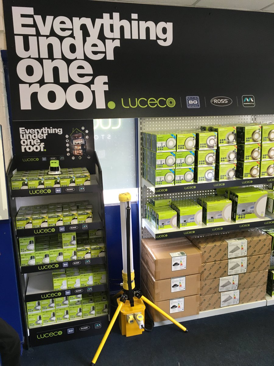 eyreelliston's tweet photo. Luceco have just put in a new display for us. Maidstone stock a wide range of Luceco LED lighting products and Nexus wiring accessories.
Contact Maidstone branch for more information!
https://t.co/Nb6Lq6xBBI
#eegroup #maidstone #luceco #ledlighting https://t.co/bxtA0i0GxG