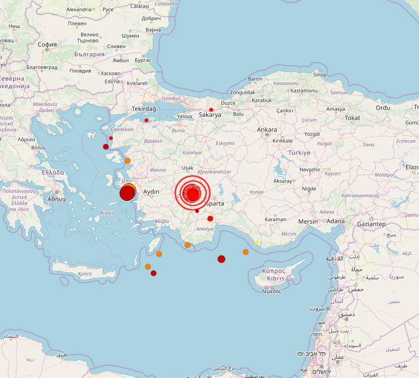 Absinth_hestia's tweet photo. Kandillinin iddia oynar gibi ölçtüğü deprem. İlk ölçüm 6,5 iken 5.7e revize mi olur göz kararı mı yazıyorsunuz, bunları ?

Denizli ve diğer illerde depremi hisseden herkese geçmiş olsun.
Umarım can kaybı yoktur. https://t.co/7u7AyJO0fM