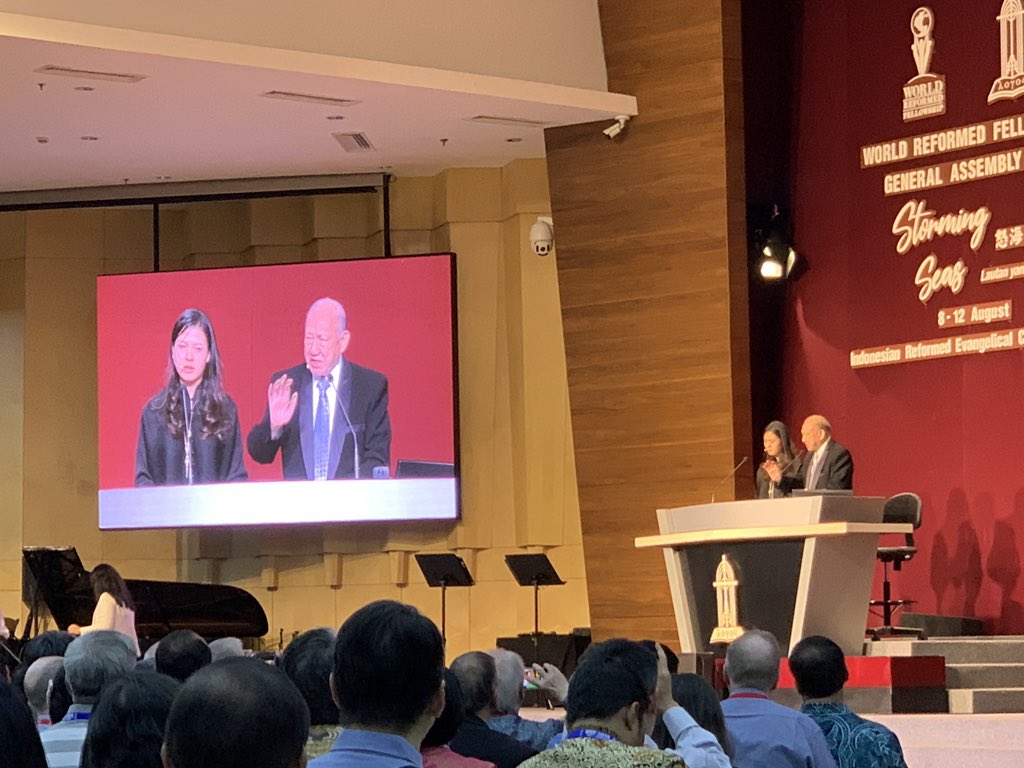 casethorp's tweet photo. “Reformed theology w/o evangelicalism will die; Evangelicalism w/o Reformed theology will be weak.” @RevStephenTong @WRFglobal #wrf #epcmoderator https://t.co/KpJ4WH9Rgs
