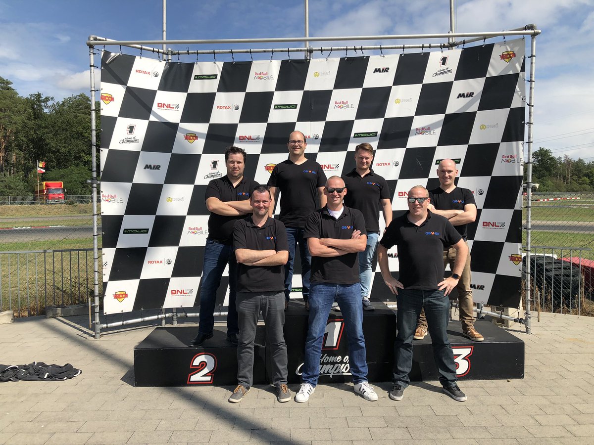 itsobvus's tweet photo. It’s OB-V-US that we are a winning team ! @itsobvus #winningteam #100miles @KartingGenk #technicalday #fun #greatplacetowork #ff @MerlinFromBE @KurtDepre @kimmiez_h @Dave__Jacobs @KennyBuntinx @DieterWijckmans @PieterPessemier https://t.co/2IPOuPvUSW