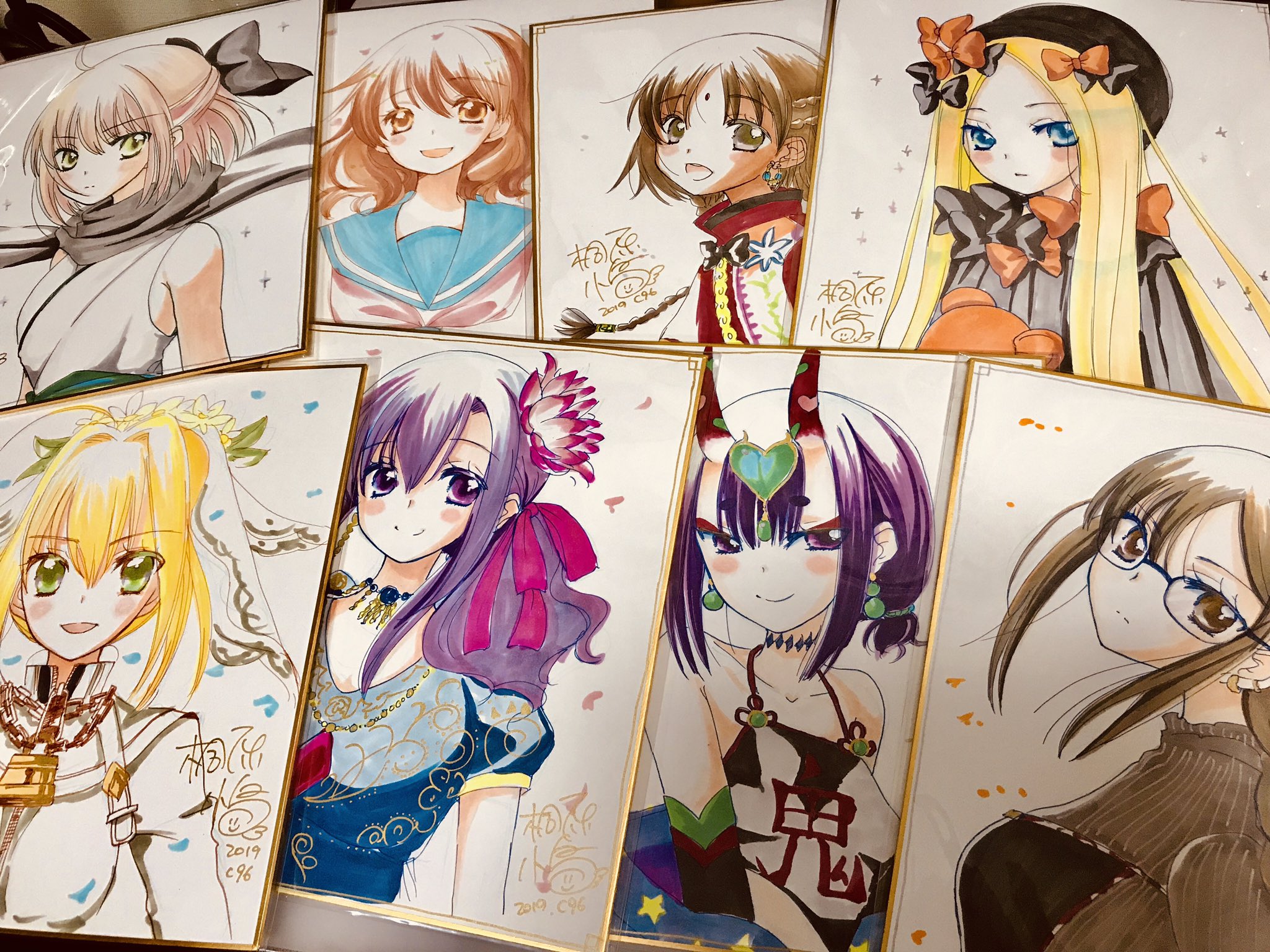 【送料0円】 桐原小鳥 西 ⭐︎金曜 直筆色紙頒布につきまして】 «【C96 X: på 絵画