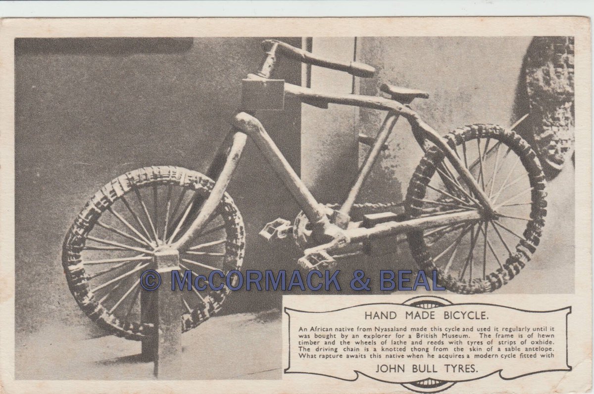 mccormackbeal's tweet image. New blog post - Wooden bicycle hand made in Nyasaland - mccormackbeal.co.uk/post/bicycle-n… #vintagecycling #vintagebicycle #Nyasaland #Malawi
