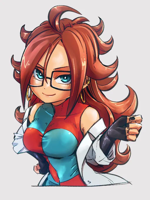 ('-`).。oO(やめれ) #ドラゴンボール #人造人間21号 