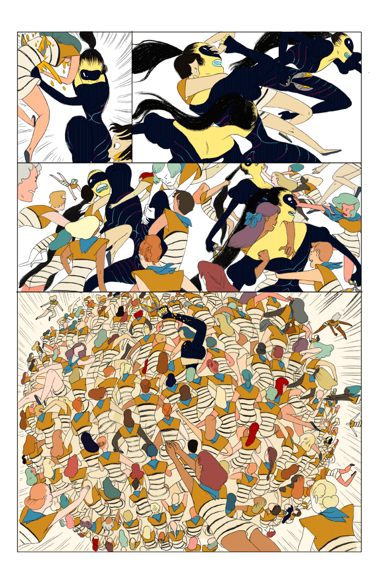 I went on to draw several short comics and do small, $300 print runs of them that I funded with money from my day jobs and later the profits from my illustration work and etsy shop. Some of the people who bought my zine blogged about my new stuff. More people bought my comics.