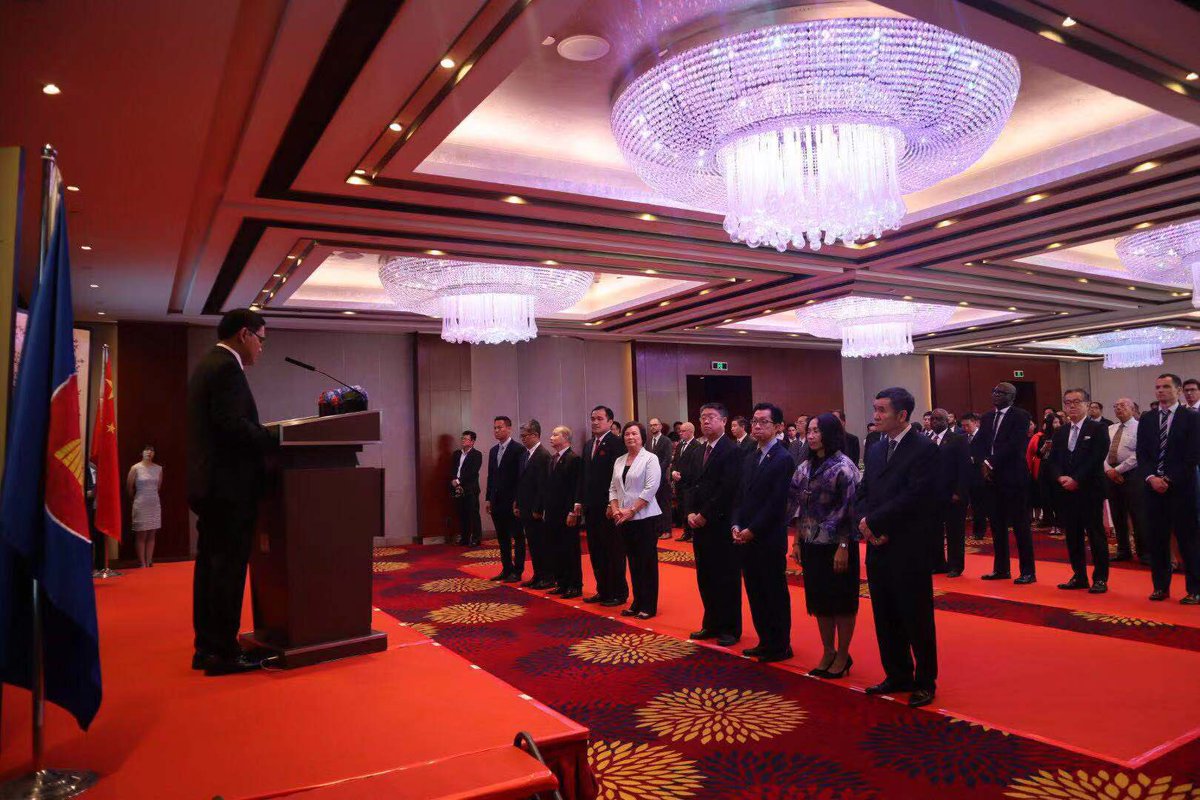 PHinGuangzhou's tweet photo. Consul General Louis Alferez and other ASEAN CGs in Guangzhou led a high-tea reception to commemorate the 52nd #ASEANDay today. Mdm Luo Juan of Guangdong Prov People’s Congress and Mr Yu Mingyong of Guangzhou Mun People’s Congress graced the occasion. @ASEAN #ASEAN52 https://t.co/9yRPNnWwga