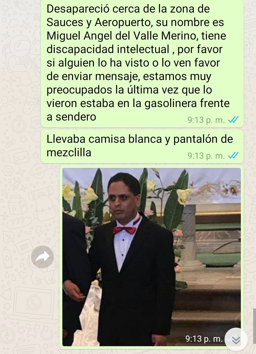 MarletRodea's tweet photo. #AlertaToluca Persona con discapacidad intelectual está extraviada desde ayer, la última información dice que lo vieron rumbo a la terminal, si lo has visto o lo ves favor de comunicarte a 7224646380.
¡Ayudemos a que regrese a casa!
@TolucalaBellaCd @DIFTOLUCA https://t.co/C1fr6PN87N