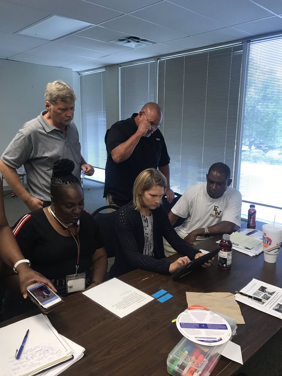 FDLRSCrown's tweet photo. Writing high quality accommodations and monitoring progress is key to student success. Teachers @DuvalSchools start the year right!!! https://t.co/MuP2c8uU70
